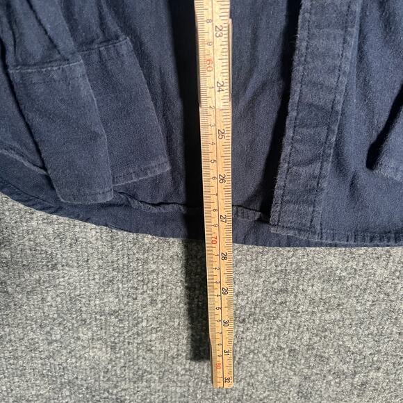 American Eagle Shirt Mens Small Blue Slim Fit Button Up Soft Casual Long Sleeve - Picture 5 of 8